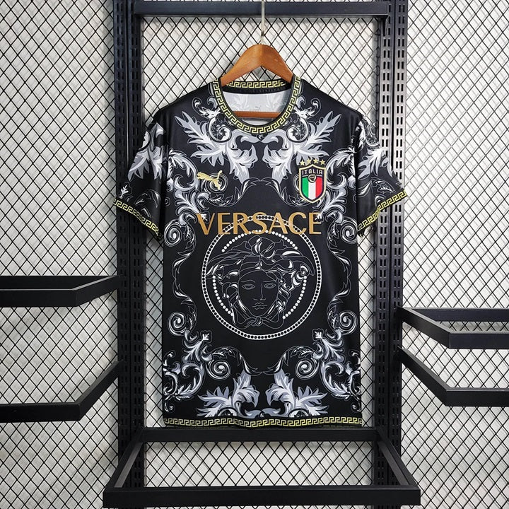 Italie Versace Edition Voetbalshirt 'Wit' 2025 - VOLWASSENEN