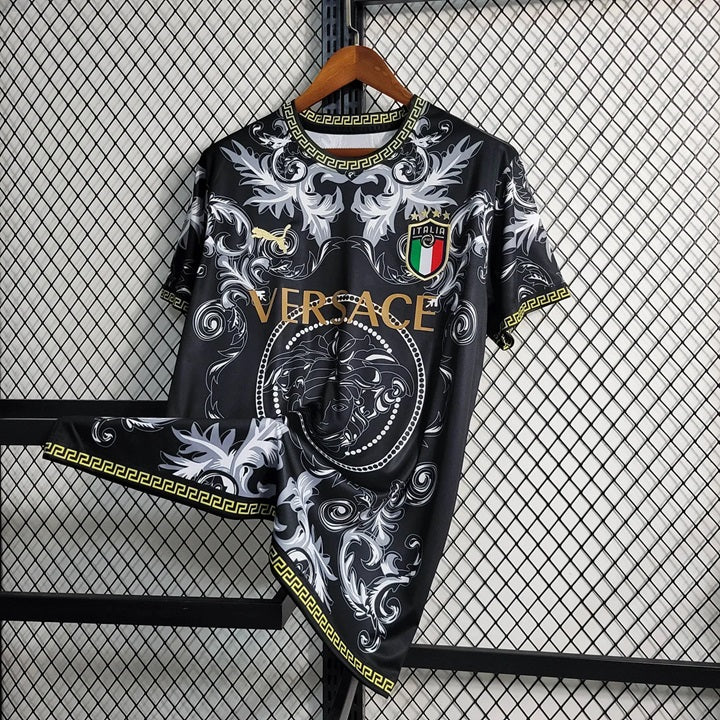 Italie Versace Edition Voetbalshirt 'Wit' 2025 - VOLWASSENEN
