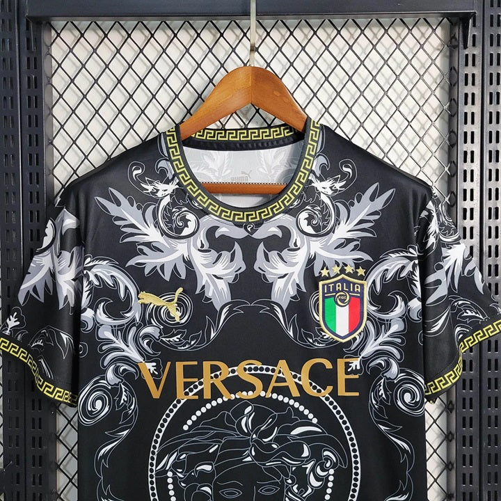 Italie Versace Edition Voetbalshirt 'Wit' 2025 - VOLWASSENEN