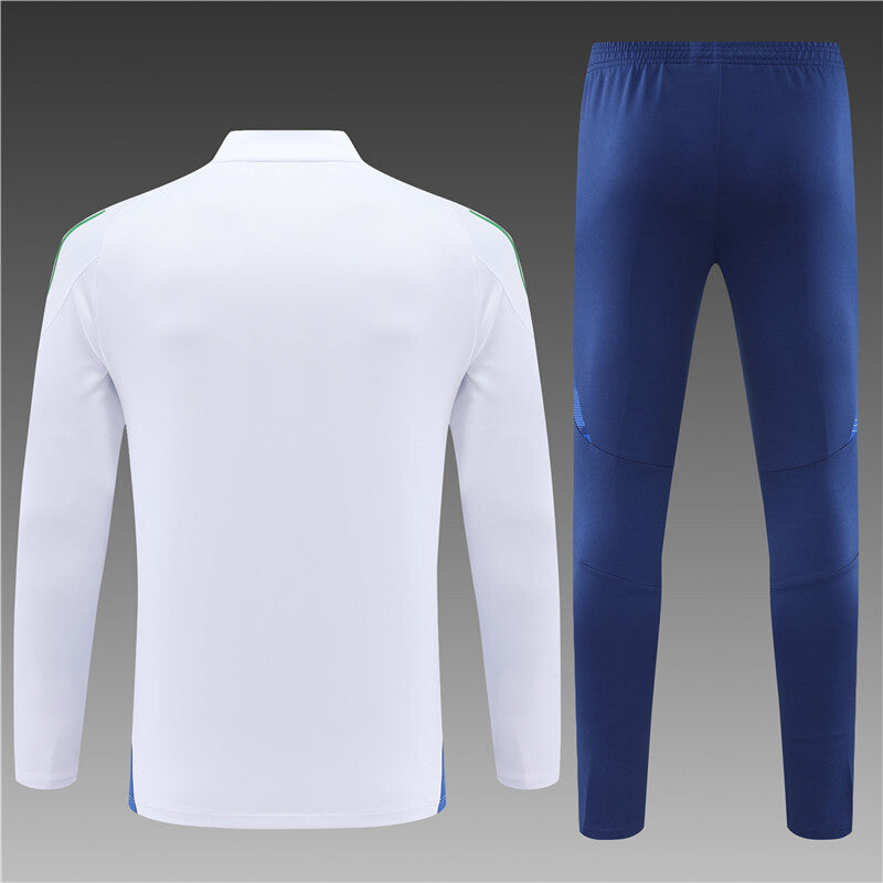Italie Half-Pull Trainingspak 'Wit' 25/26 - KINDEREN