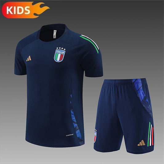 Italie Trainingskit 'Blauw' 25/26 - KINDEREN