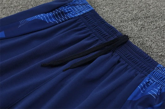 Italie Half-Pull Zip Trainingspak 'Koningsblauw' - KINDEREN