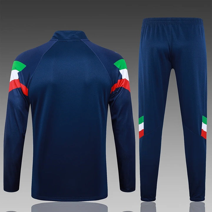 Italie Half-Pull Zip Trainingspak 'Saffier' - VOLWASSENEN