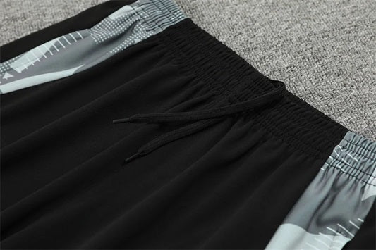 Italie Half-Pull Zip Trainingspak 'Zwart' - KINDEREN