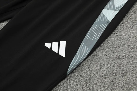 Italie Half-Pull Zip Trainingspak 'Zwart' - KINDEREN