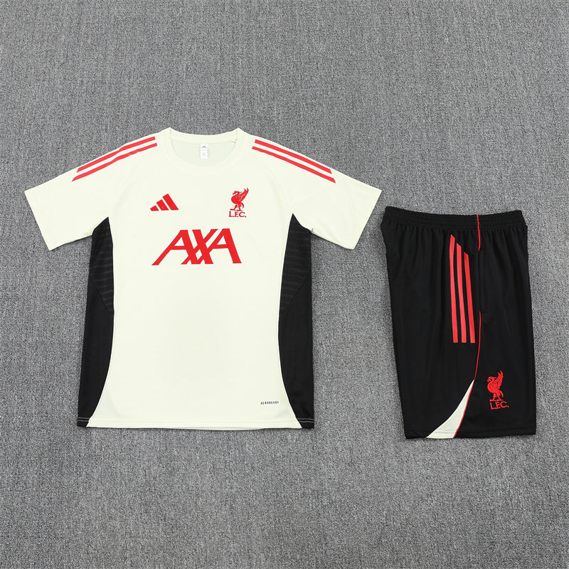 Liverpool Trainingskit 'Wit-Zwart' 25/26 - KINDEREN