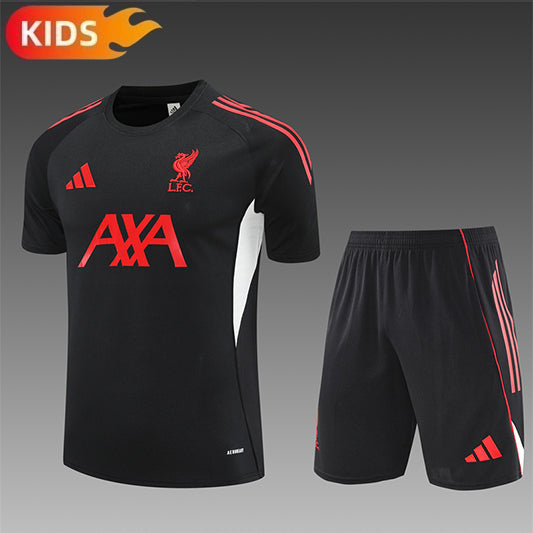 Liverpool Trainingskit 'Zwart' 25/26 - KINDEREN