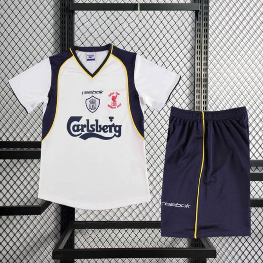 Liverpool Retro 'Uit' Voetbalkit 01/02 - KINDEREN