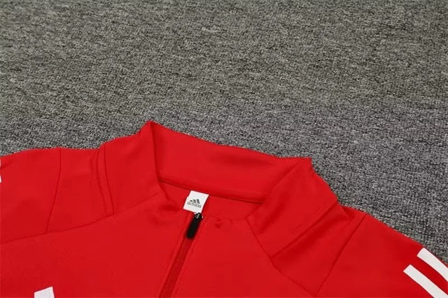Manchester United Half-Pull Trainingspak 'Rood' - KINDEREN