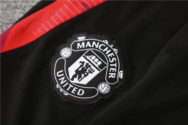 Manchester United Half-Pull Trainingspak 'Wit' - VOLWASSENEN