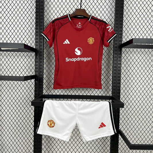 Manchester United 'Thuis' Voetbalkit 25/26 - KINDEREN