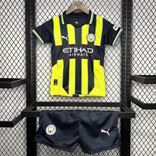 Manchester City 'Uit' Voetbalkit 24/25 - KINDEREN
