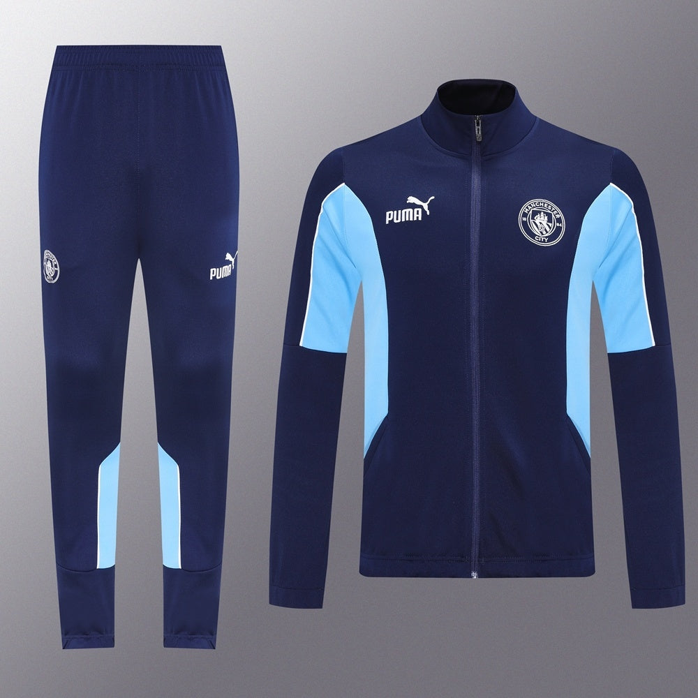 Manchester City Full-zip Trainingspak 'Blauw' 25/26 - VOLWASSENEN