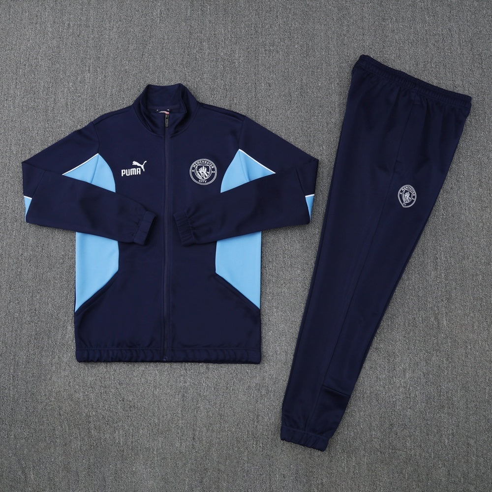 Manchester City Full-zip Trainingspak 'Blauw' 25/26 - VOLWASSENEN