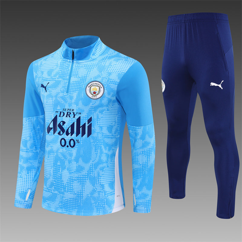 Manchester City Half-Pull Trainingspak 'Blauw' 25/26 - VOLWASSENEN