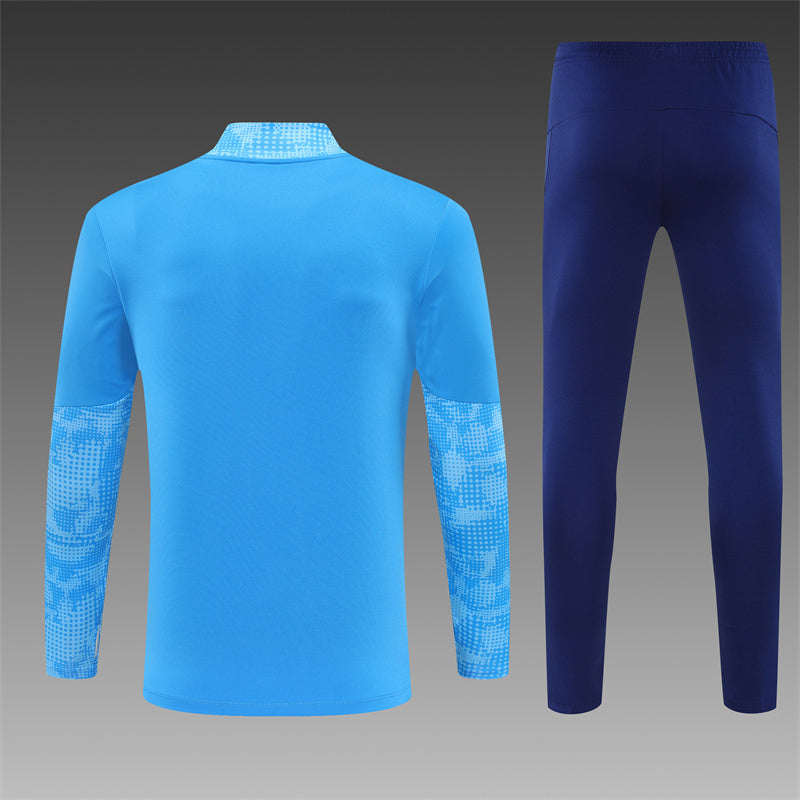 Manchester City Half-Pull Trainingspak 'Blauw' 25/26 - KINDEREN