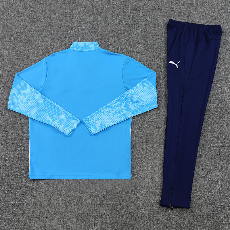 Manchester City Half-Pull Trainingspak 'Blauw' 25/26 - KINDEREN