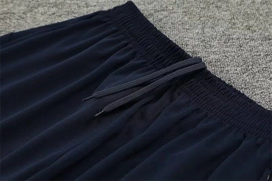 Olympique Marseille Half-Pull Trainingspak 'Blauw/Oranje' - KINDEREN