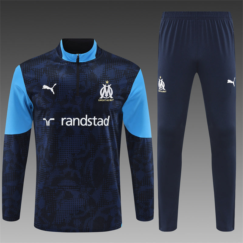 Marseille Half-Pull Trainingspak 'Blauw' 25/26 - KINDEREN