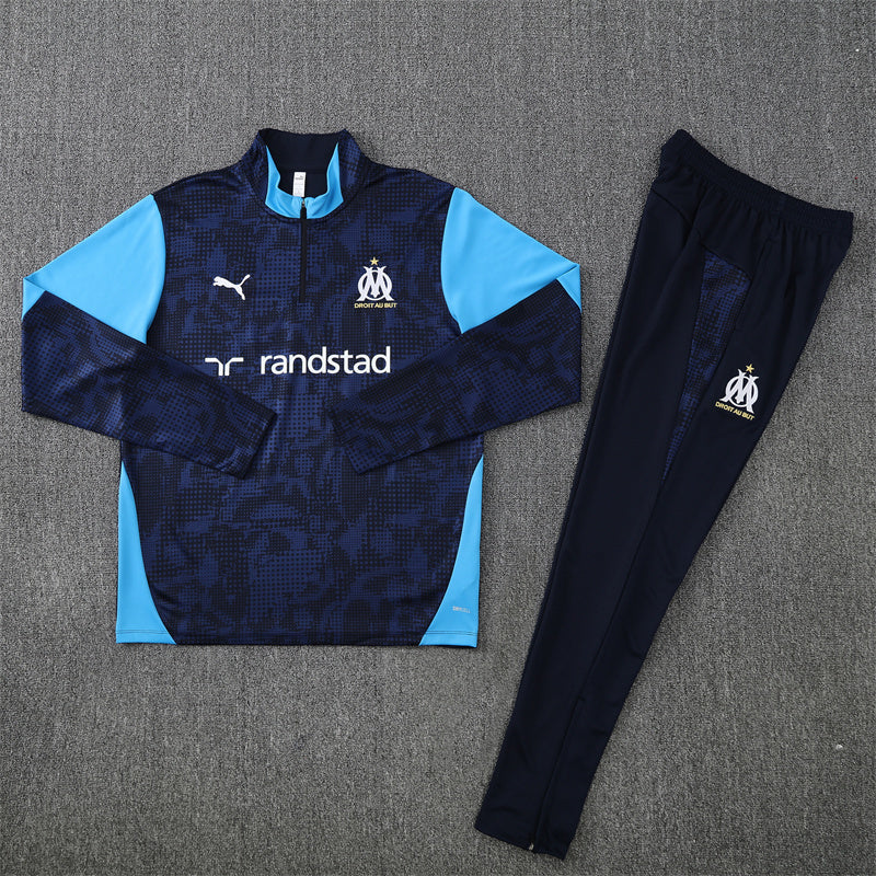 Marseille Half-Pull Trainingspak 'Blauw' 25/26 - KINDEREN