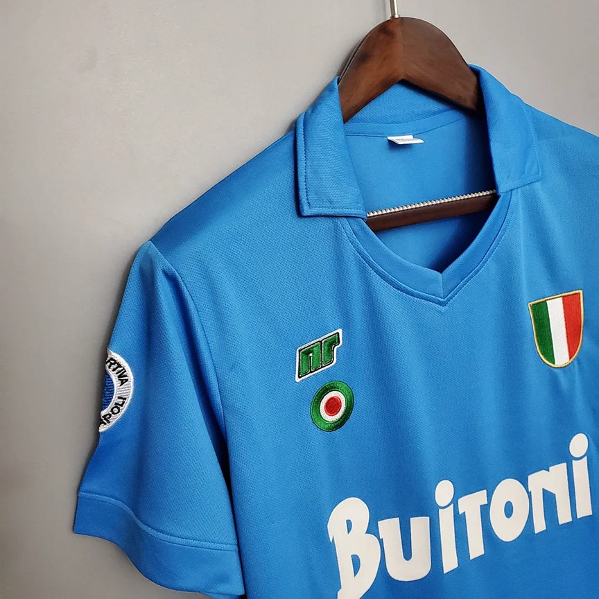 Napoli Retro 'Thuis' Voetbalshirt 87/88 - VOLWASSENEN
