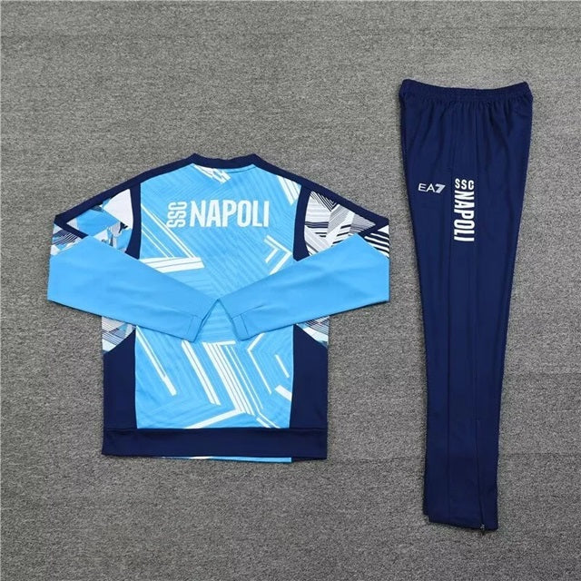 Napoli Half-Pull Trainingspak 'Lichtblauw' - KINDEREN