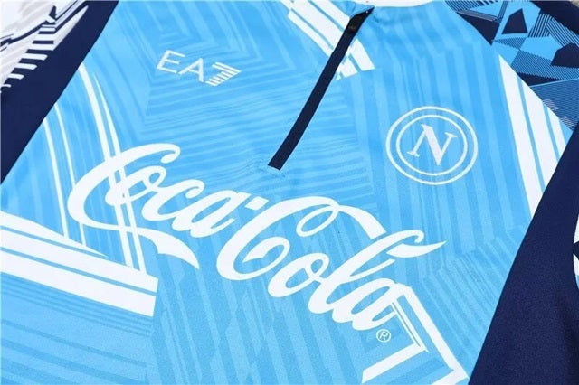 Napoli Half-Pull Trainingspak 'Lichtblauw' - KINDEREN