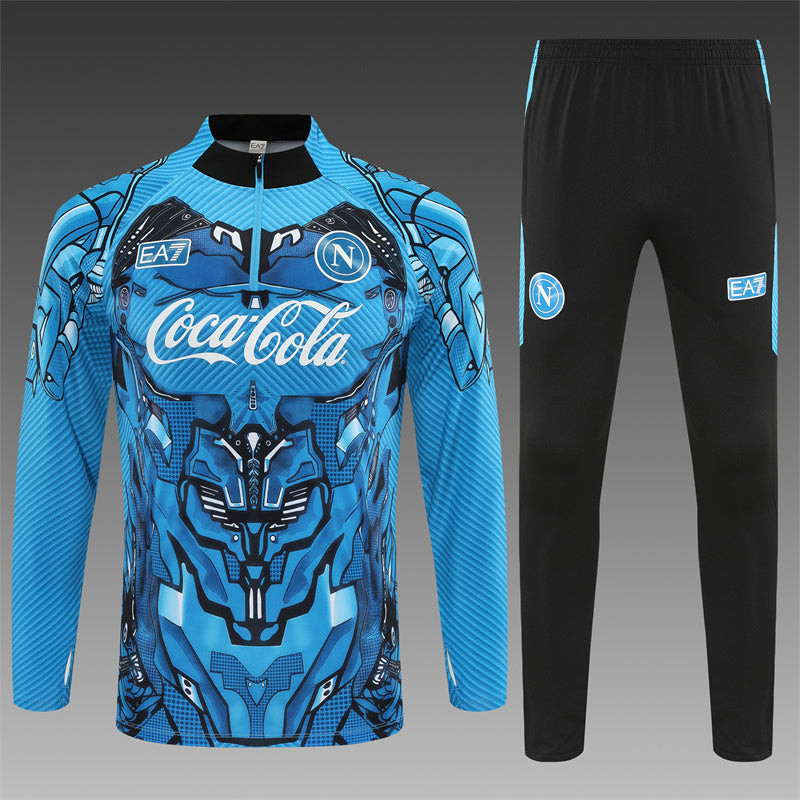 Napoli Half-Pull Trainingspak 'Blauw' 25/26 - KINDEREN