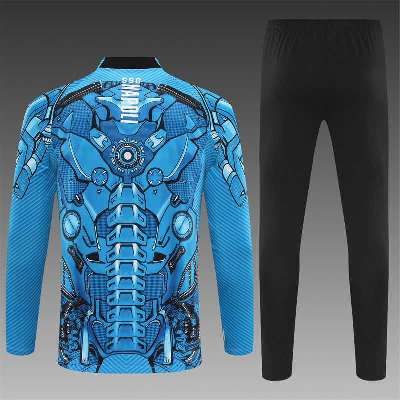 Napoli Half-Pull Trainingspak 'Blauw' 25/26 - KINDEREN