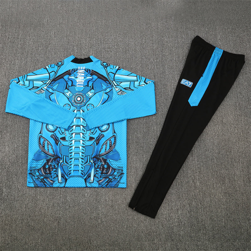 Napoli Half-Pull Trainingspak 'Blauw' 25/26 - KINDEREN