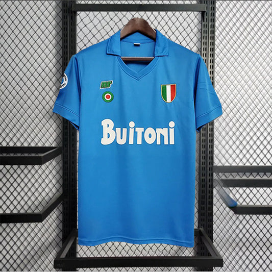 Napoli Retro 'Thuis' Voetbalshirt 87/88 - VOLWASSENEN
