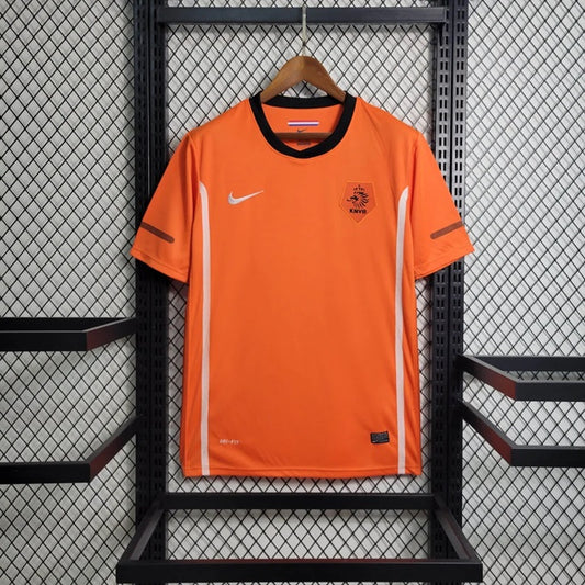 Nederland Retro 'Thuis' Voetbalshirt 2010 - VOLWASSENEN