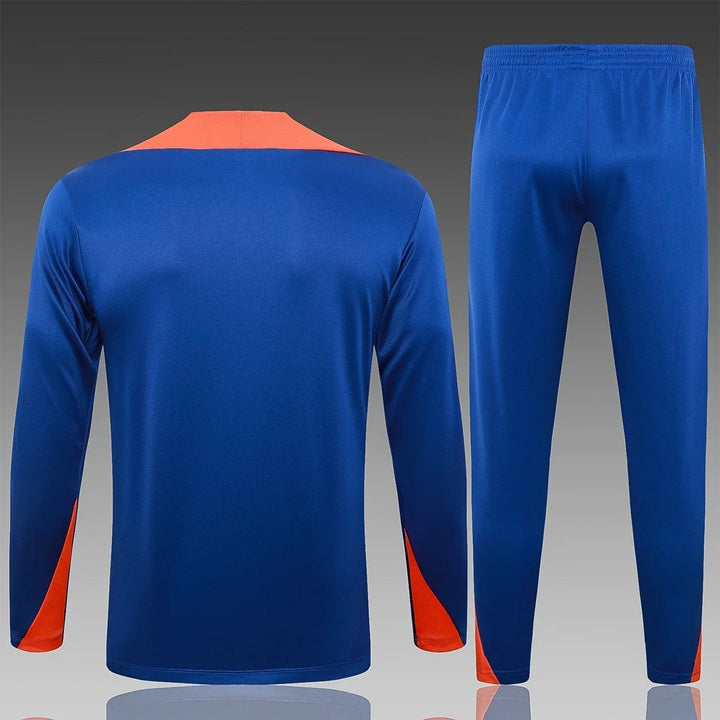 Nederland Half-Pull Trainingspak 'Blauw' 2025 - KINDEREN