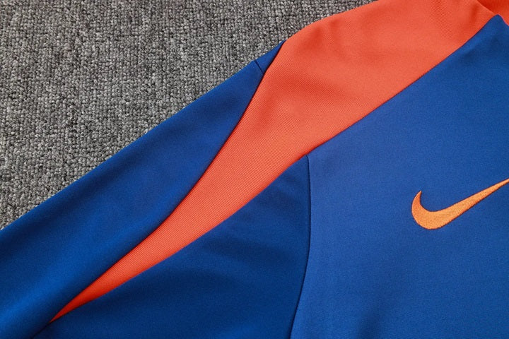 Nederland Half-Pull Trainingspak 'Blauw' 2025 - KINDEREN