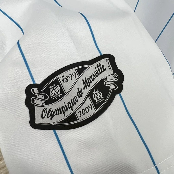 Olympique Marseille Retro 'Thuis' Voetbalshirt 09/10 - VOLWASSENEN