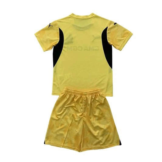 Olympique Marseille Keeper Voetbalkit 'Geel' 24/25 - KINDEREN