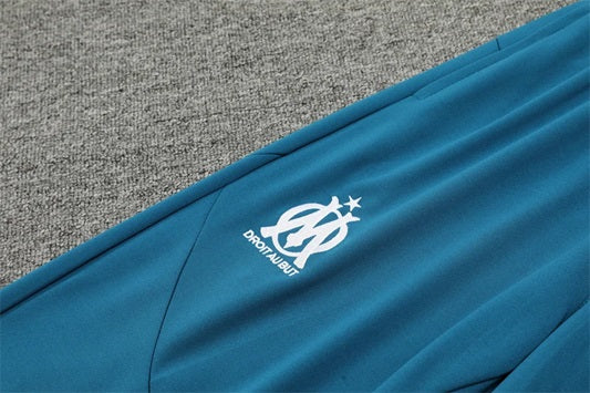 Olympique Marseille Half-Pull Trainingspak 'Wit' - KINDEREN