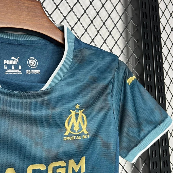 Olympique Marseille 'Uit' Voetbalkit 24/25 - KINDEREN