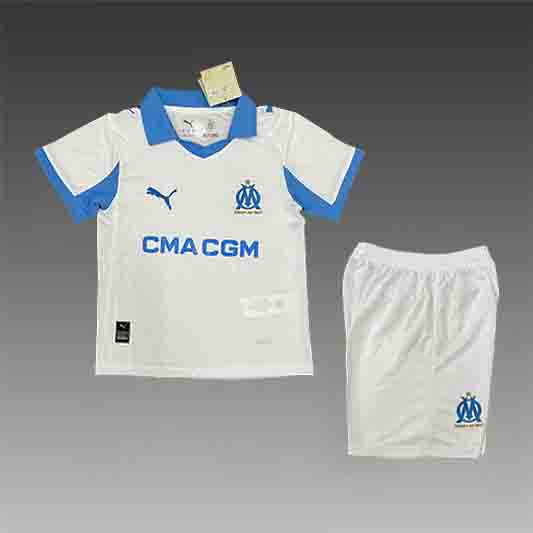 Olympique Marseille 'Thuis' Voetbalkit 25/26 - KINDEREN