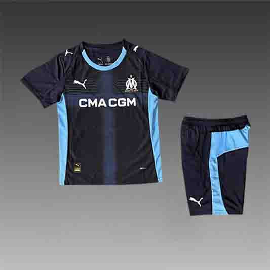Olympique Marseille 'Uit' Voetbalkit 25/26 - KINDEREN