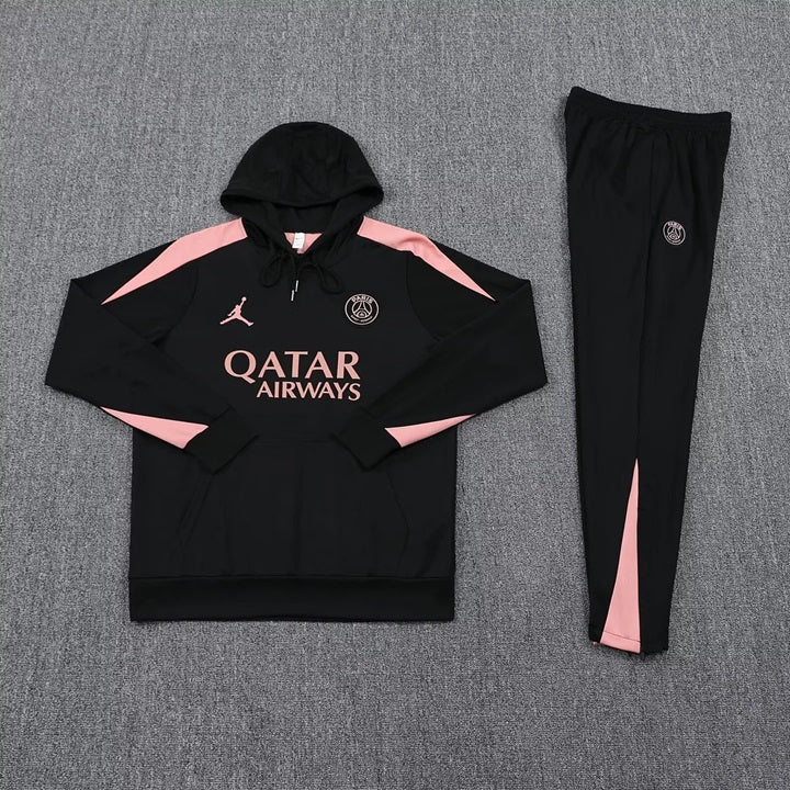 Paris Saint Germain Hooded Trainingspak 'Zwart/Roze' - VOLWASSENEN