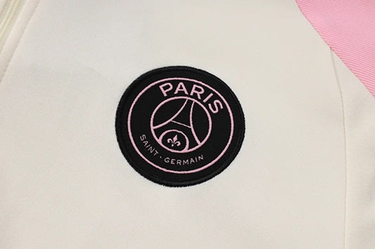 Paris Saint Germain Half-Pull Trainingspak 'Wit/Roze' - KINDEREN