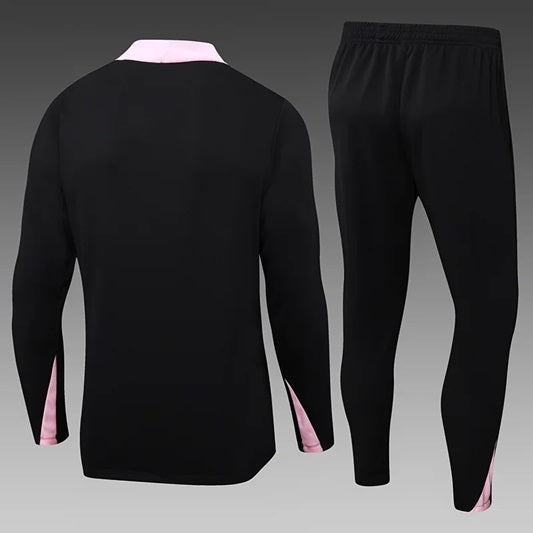 Paris Saint Germain Half-Pull Trainingspak 'Zwart/Roze' - KINDEREN
