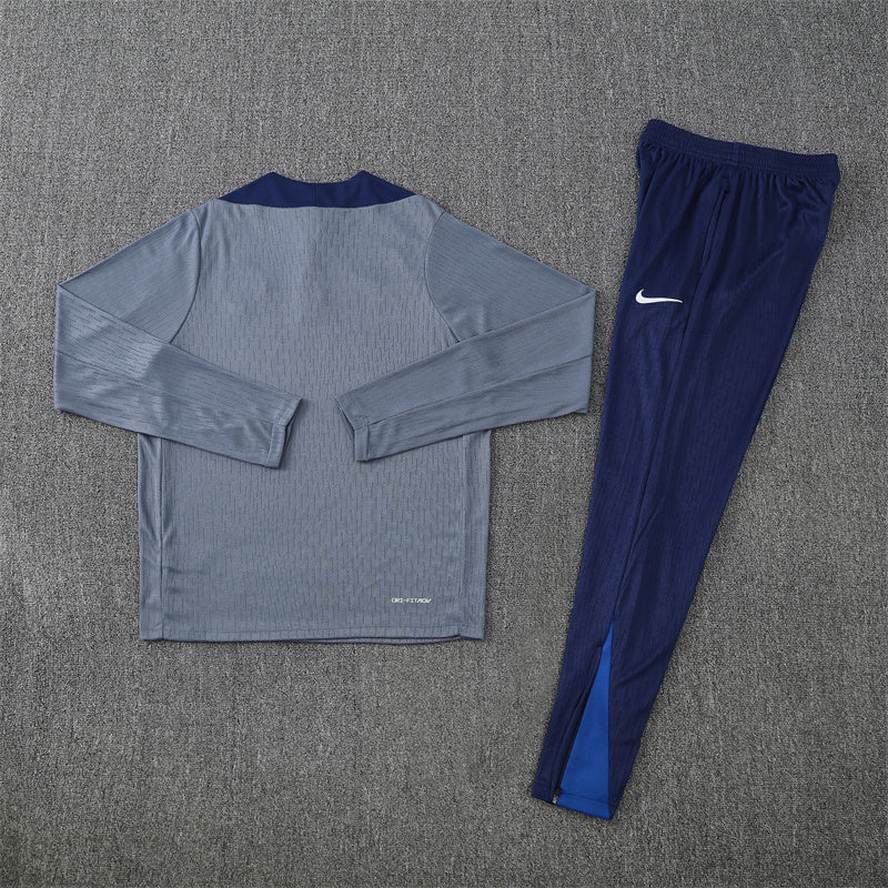 PSG Half-Pull Trainingspak 'Grijs' 25/26 - KINDEREN