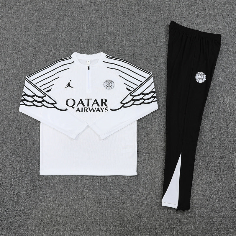 PSG Half-Pull Trainingspak 'Wit' 25/26 - KINDEREN