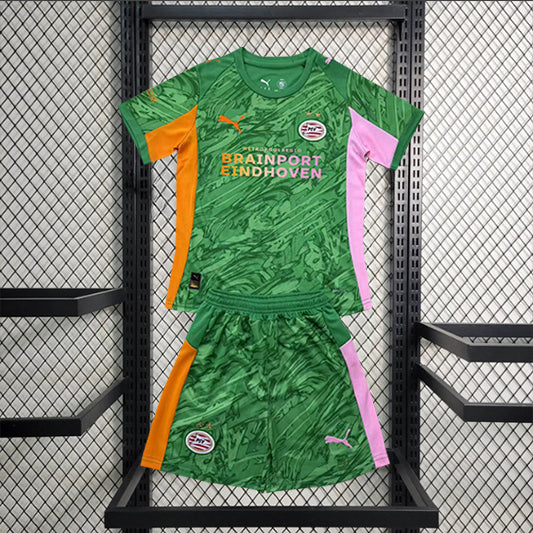 PSV Eindhoven Keeper Voetbalkit 'Geel' 25/26 - KINDEREN