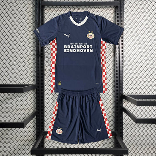 PSV Eindhoven 'Uit' Voetbalkit 25/26 - KINDEREN