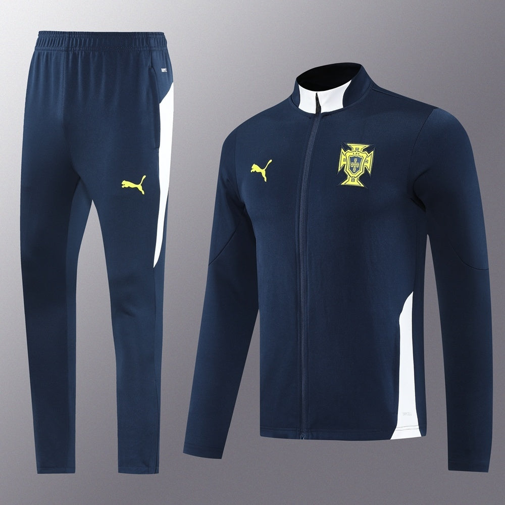 Portugal Full-zip Trainingspak 'Blauw' 25/26 - VOLWASSENEN
