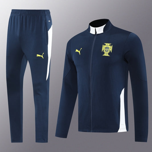 Portugal Full-zip Trainingspak 'Blauw' 25/26 - VOLWASSENEN