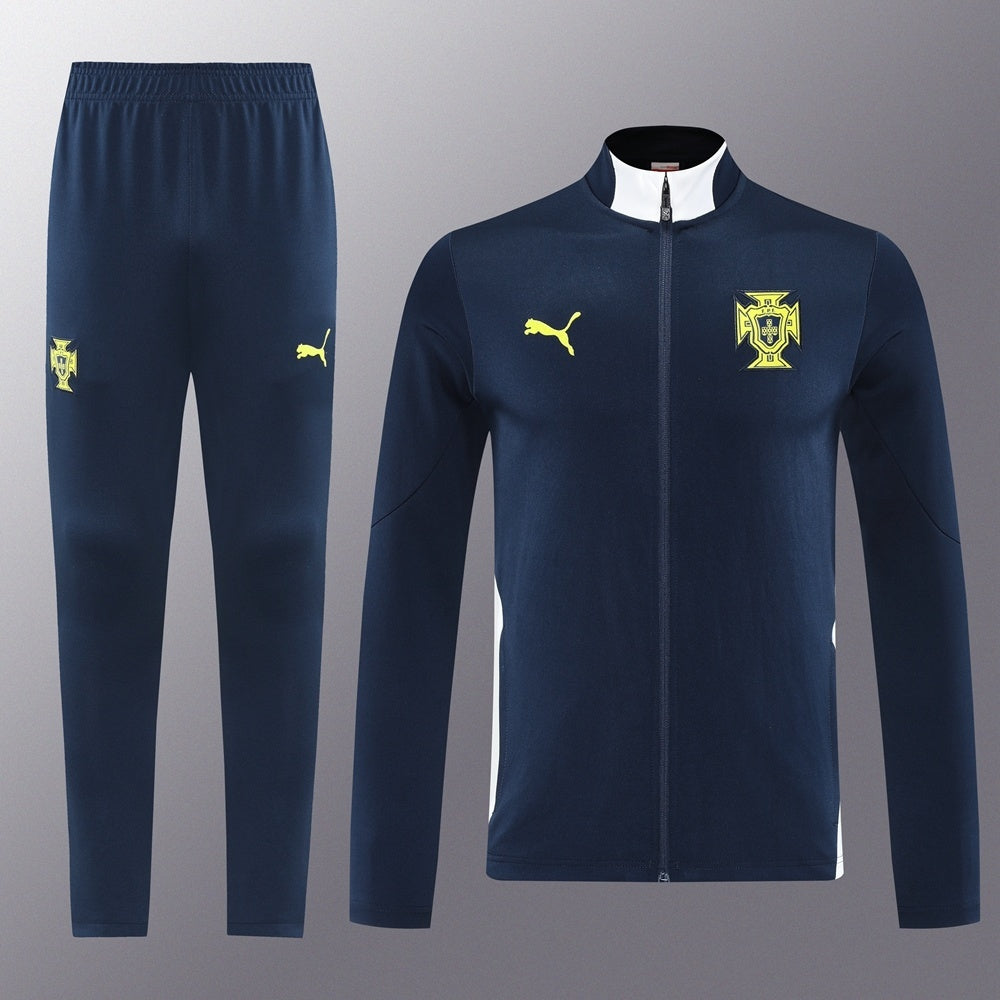 Portugal Full-zip Trainingspak 'Blauw' 25/26 - VOLWASSENEN